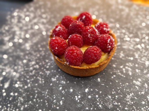 Tarte aux framboises